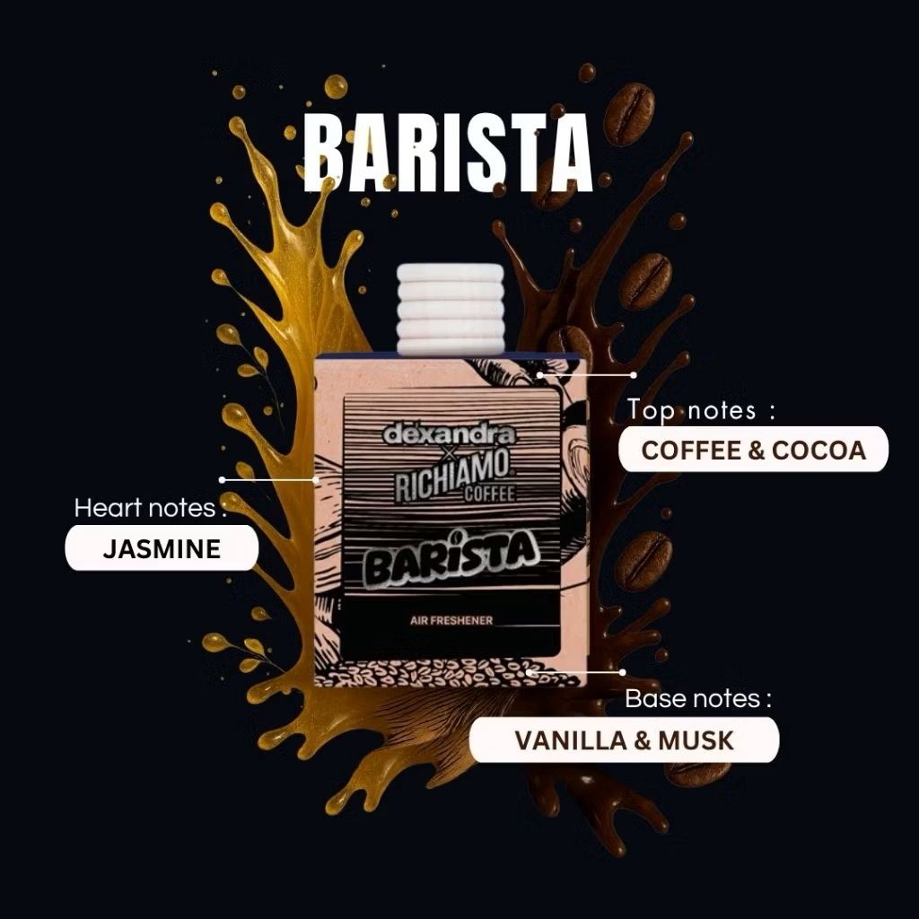 Dexandra Air Freshener Barista 10ML - New Arrival