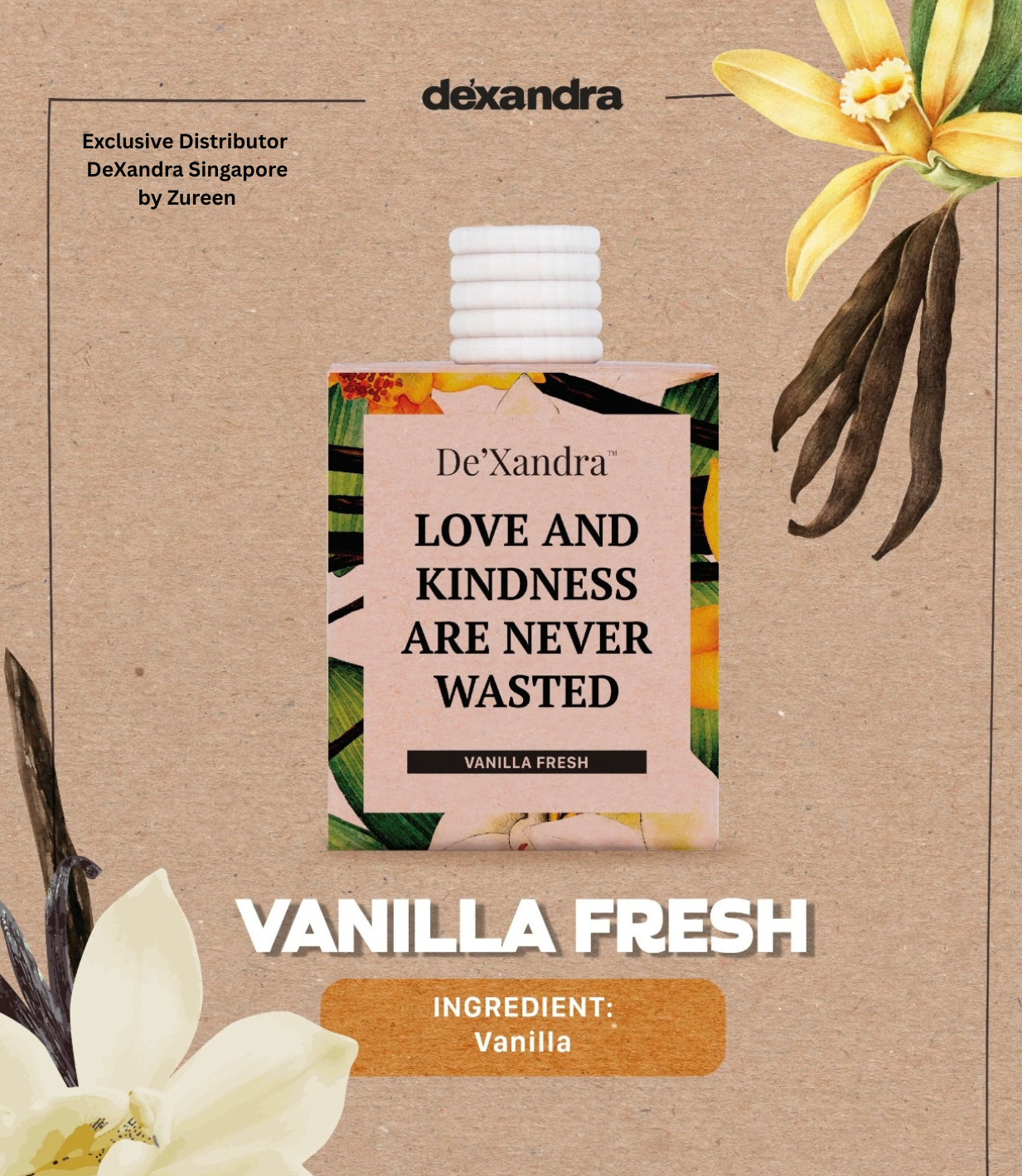 Dexandra Air Freshener Vanilla Fresh 10ML