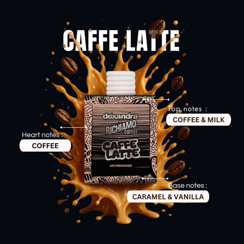 Dexandra Air Freshener Caffe Latte 10ML - New Arrival