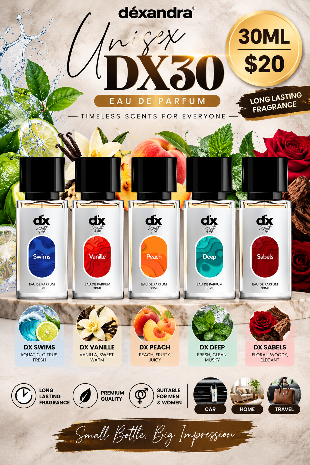 Dexandra DX UNISEX Series 30ML
