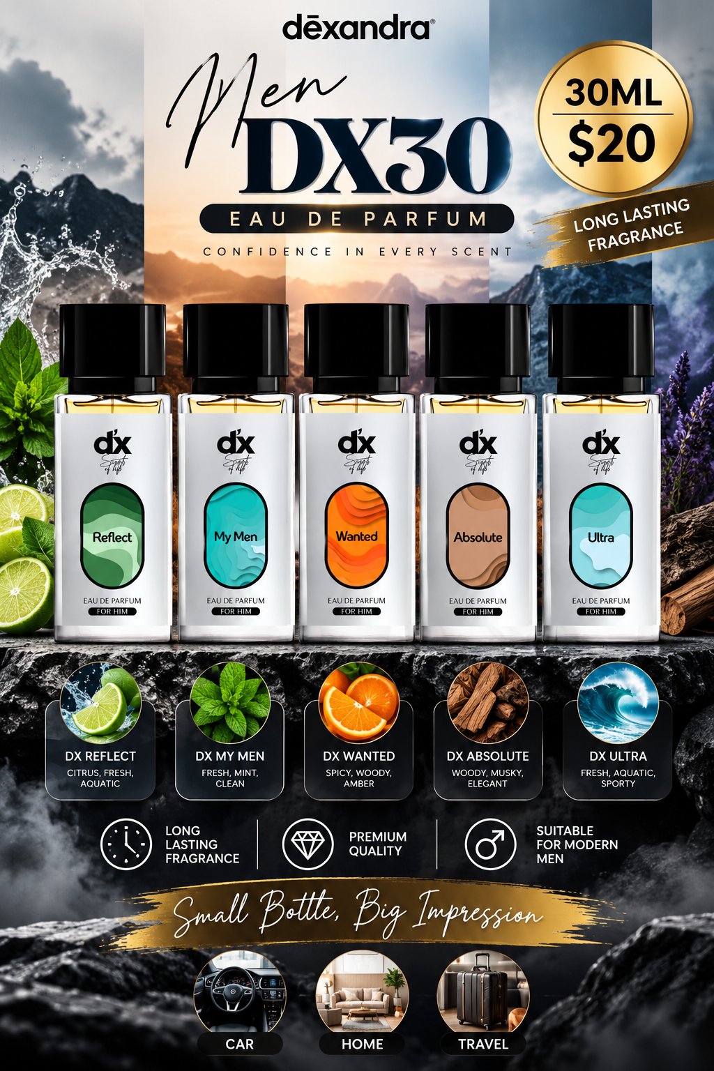Dexandra DX MEN Series 30ML
