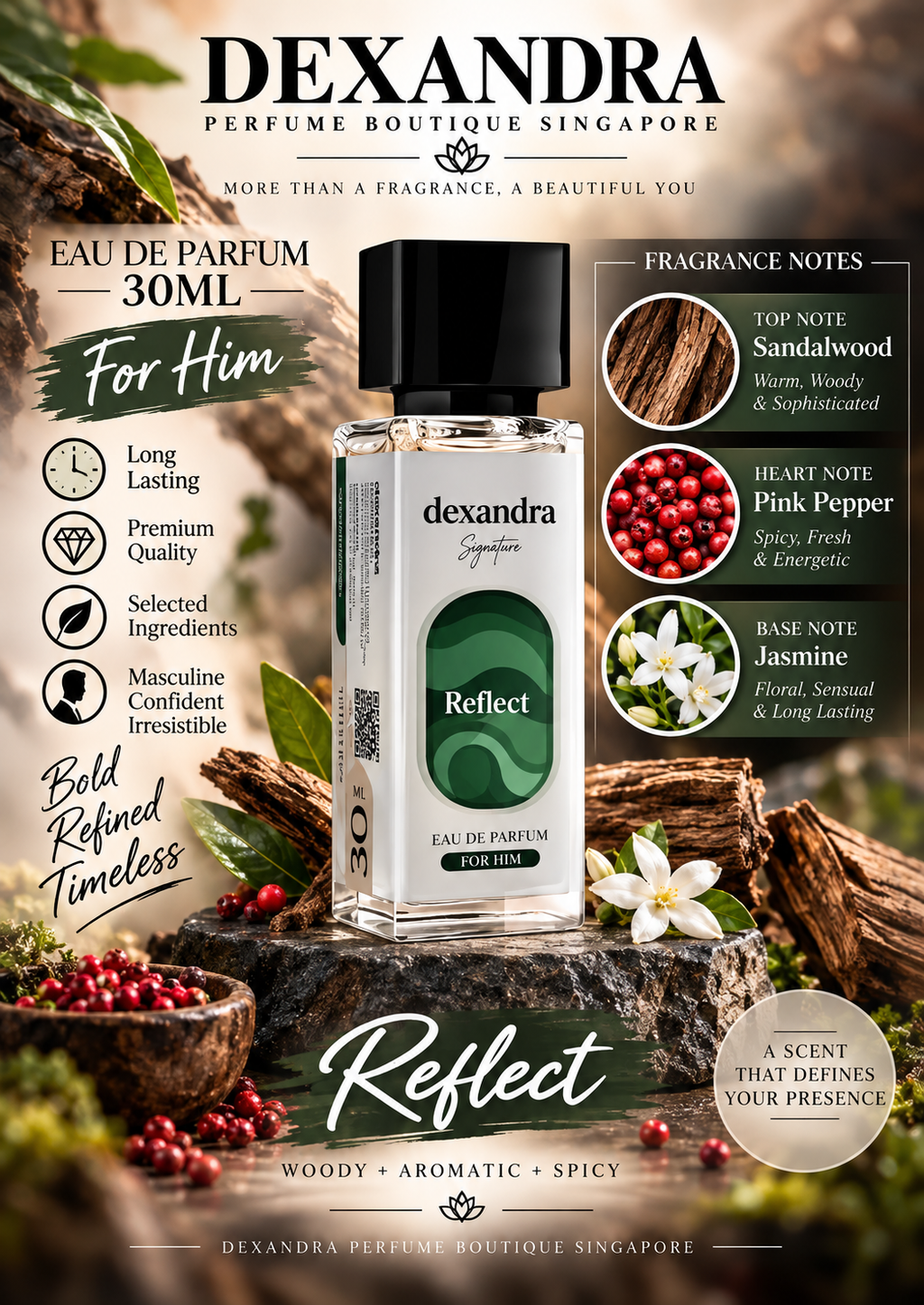 DX Reflect Men Parfum 30ML