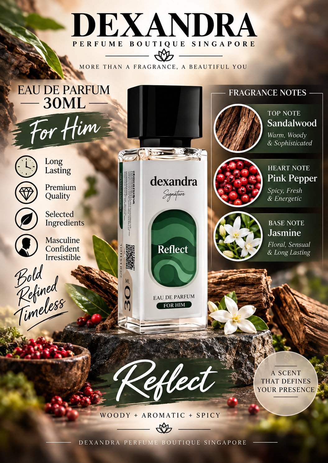 DX Reflect Men Parfum 30ML