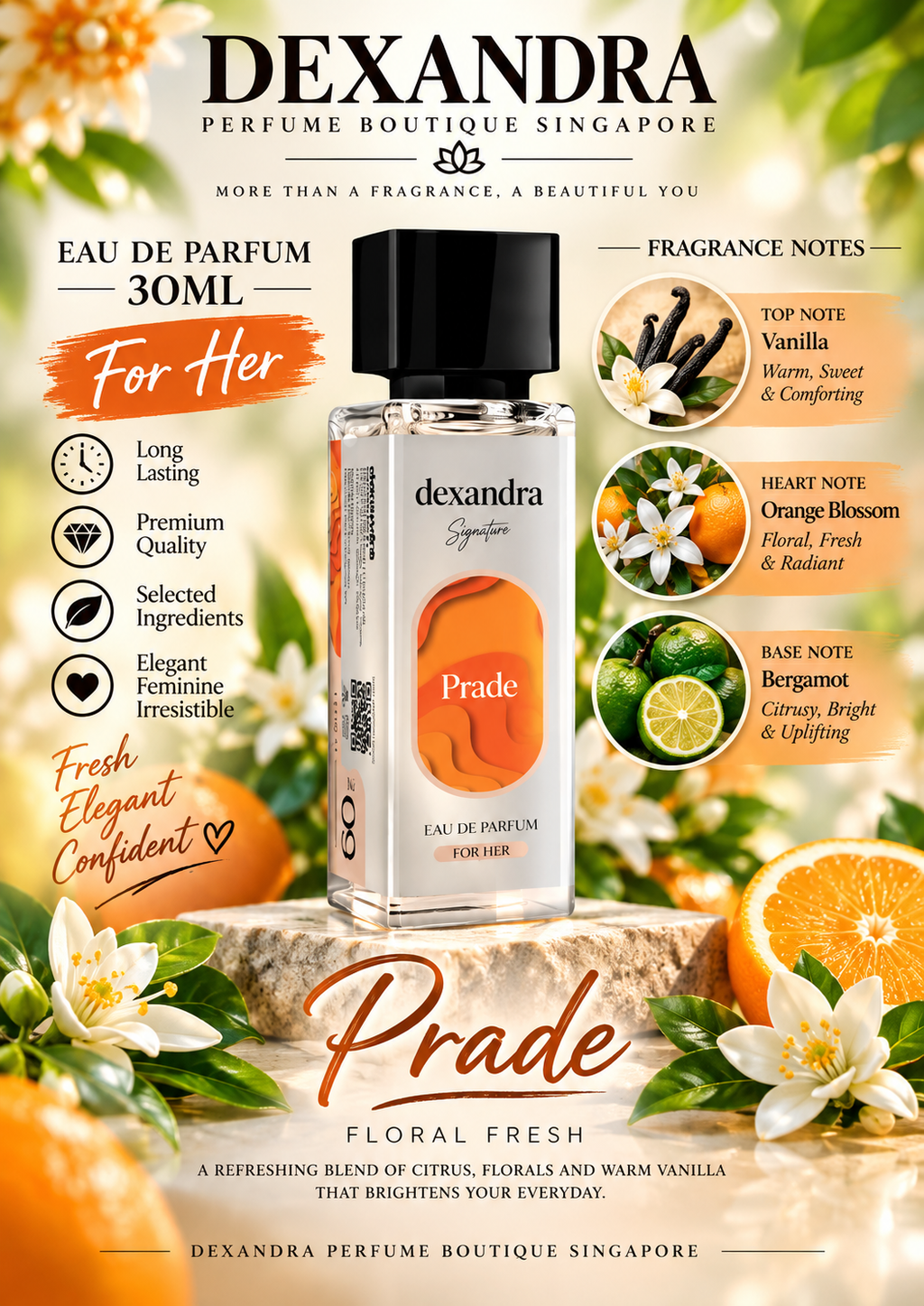 DX Prade Woman Fragrance 30ML