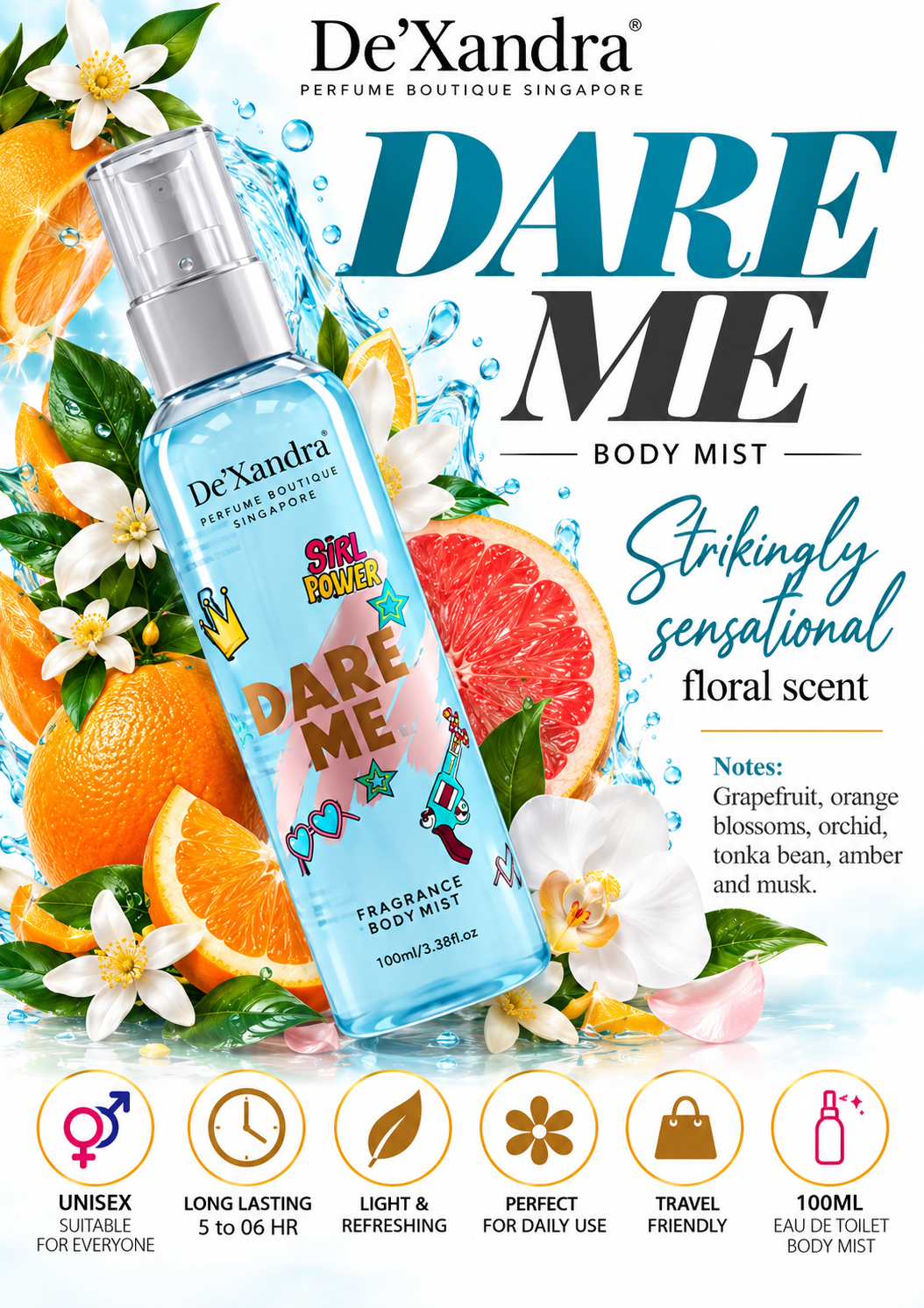Dexandra Body Mist Dare Me 100ml Unisex