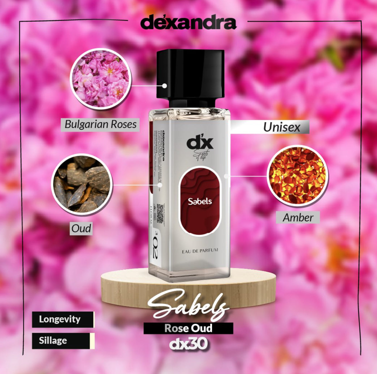 DX Sabels Eau De Parfum Unisex  30ML