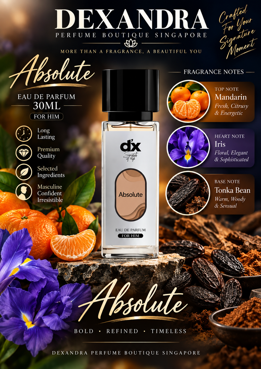 DX Absolute Men Parfum 30ML