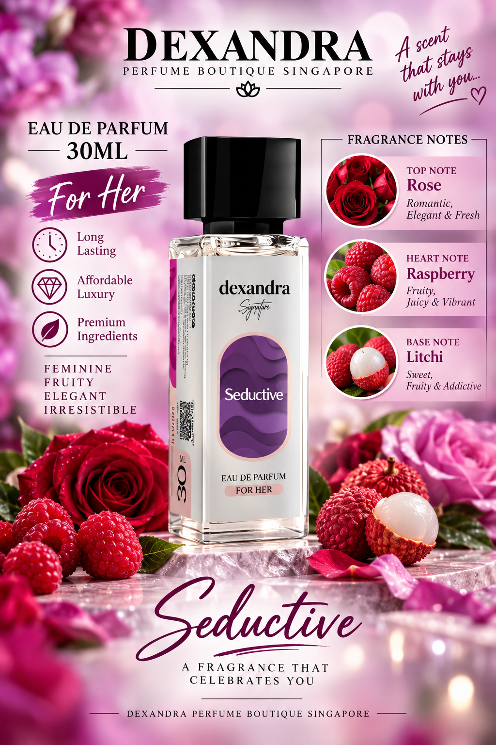 DX Seductive Woman Fragrance 30ML