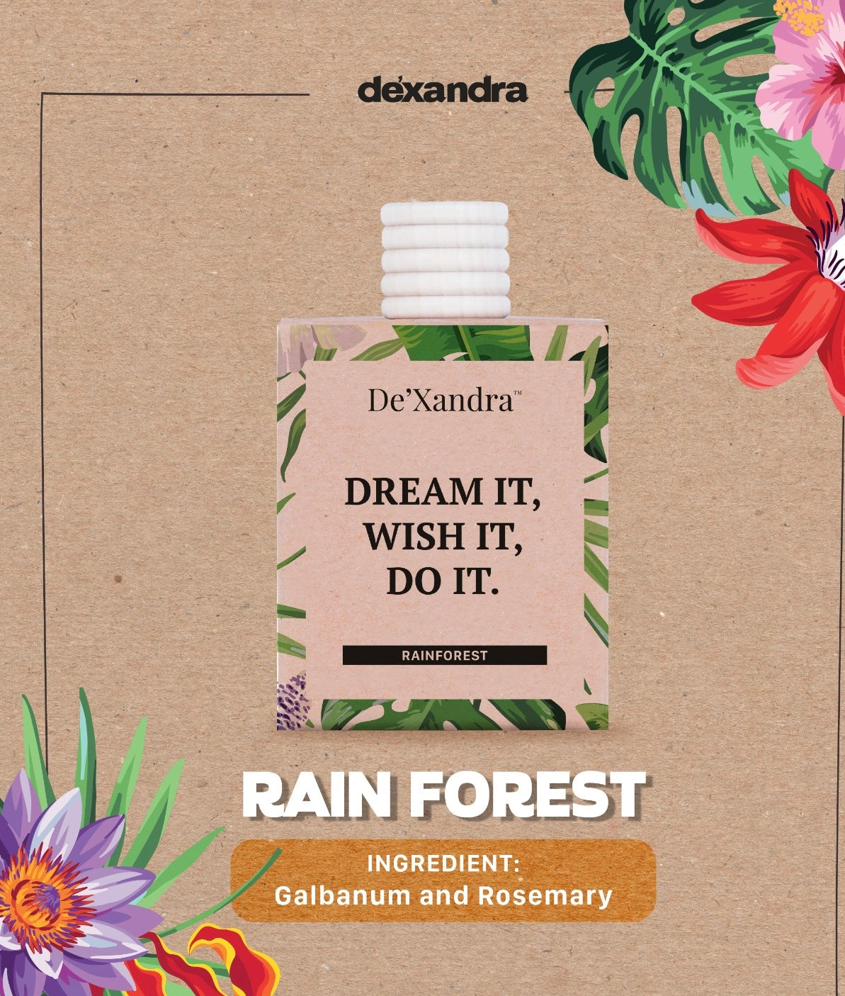Dexandra Air Freshener Rain Forest 10ML