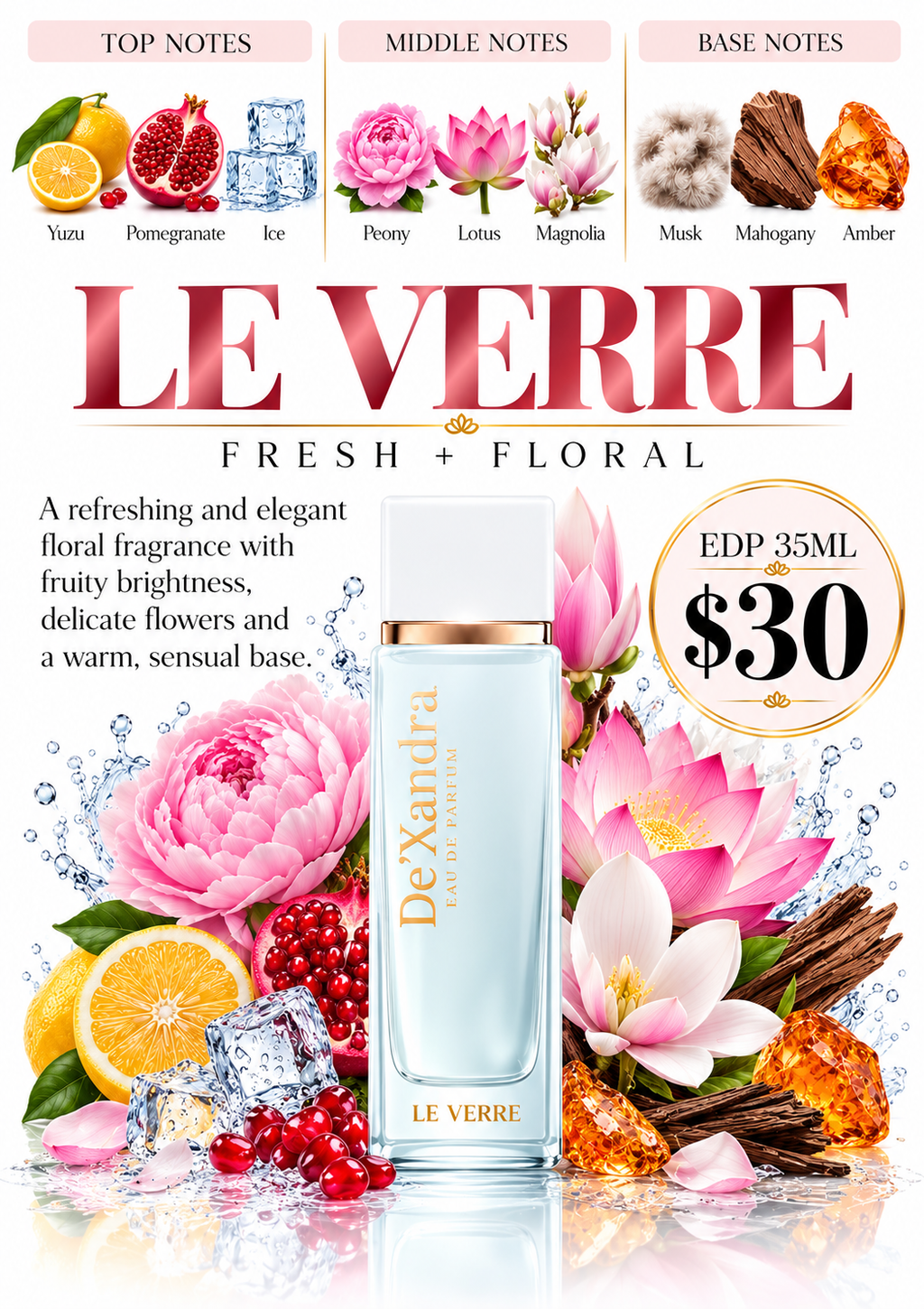 Dexandra Le Verre Woman Fragrance Eau De Parfum 35ML