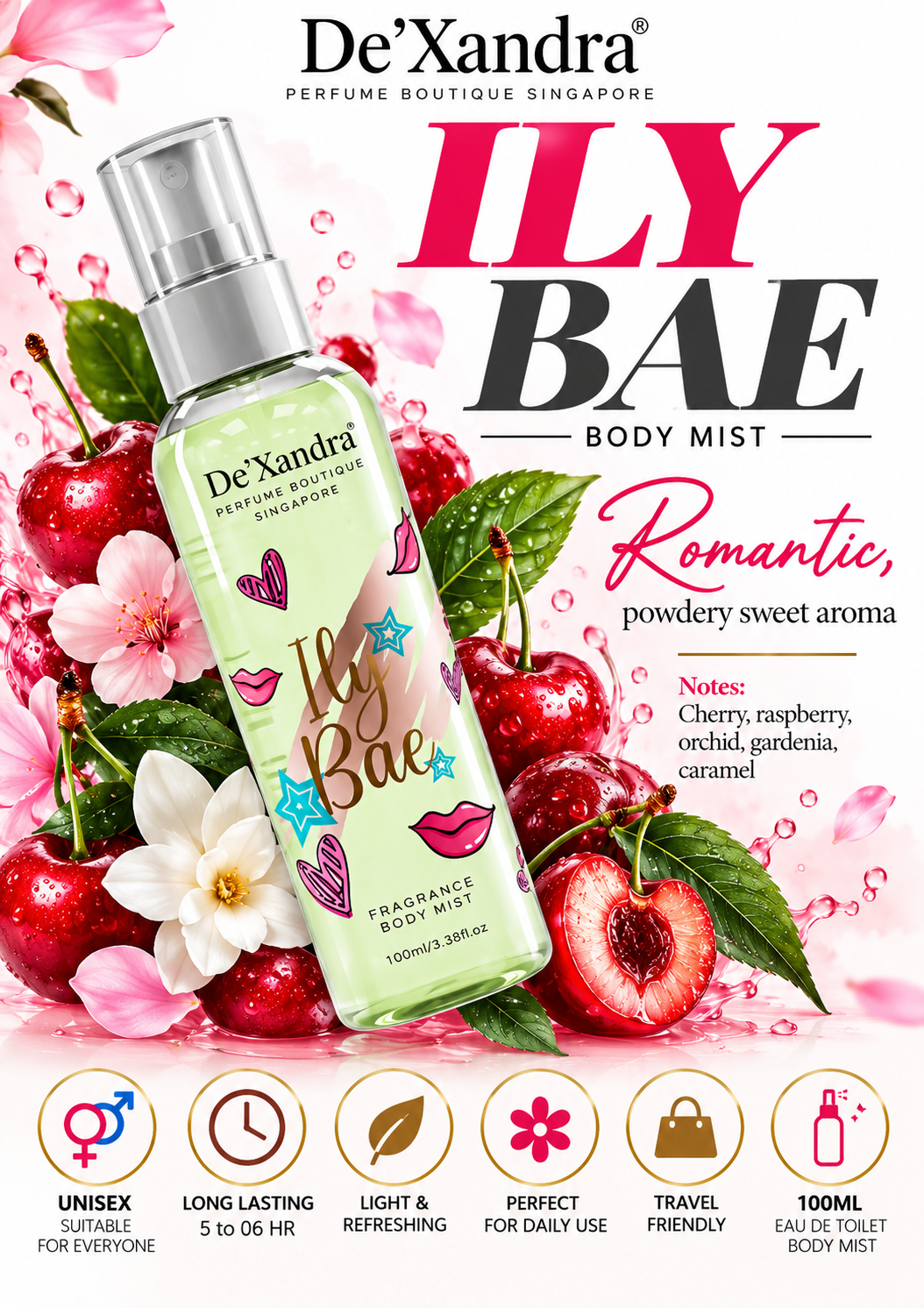 Dexandra Body Mist ILY BAE 100ML