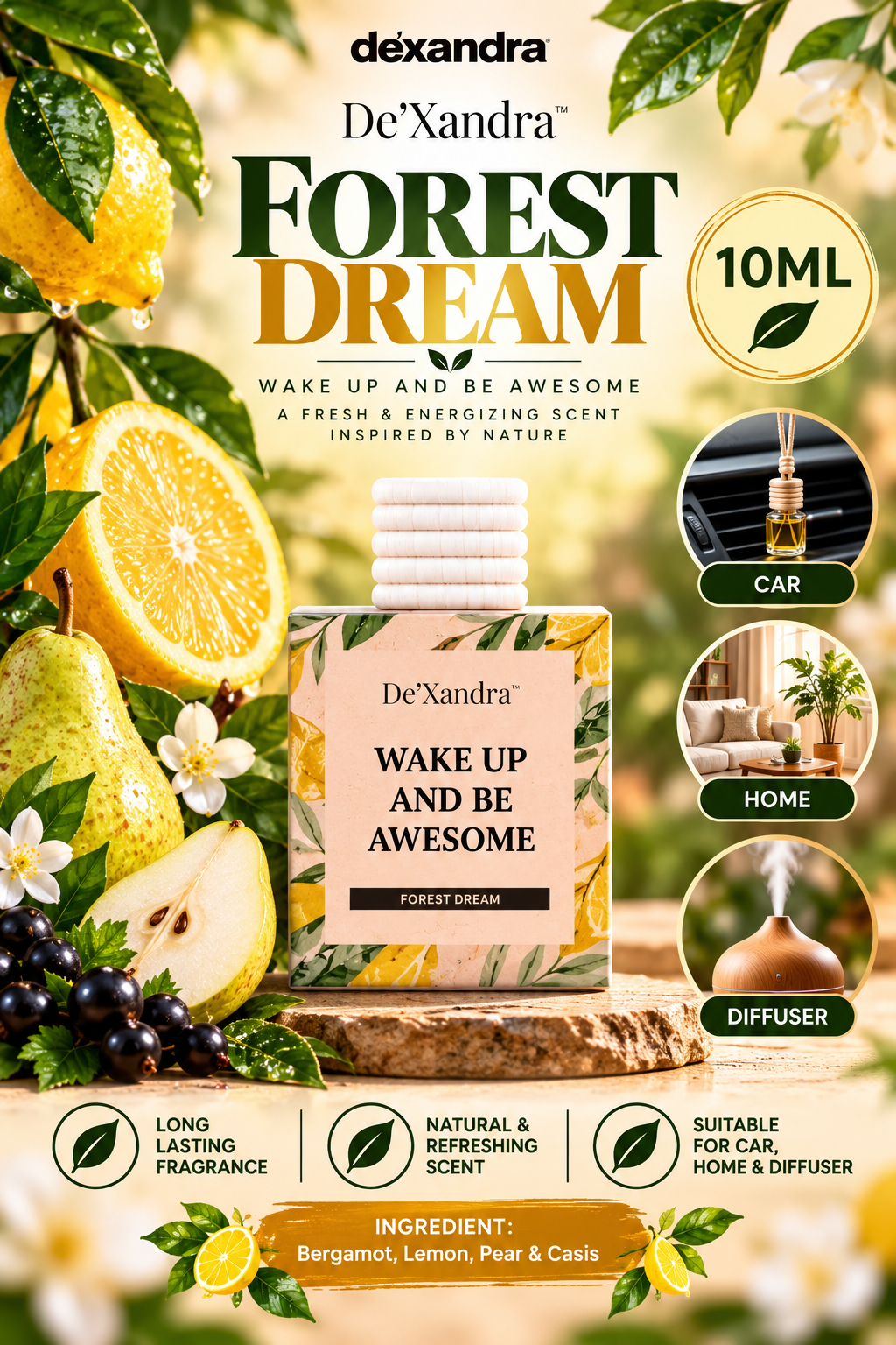 Dexandra Air Freshener Forest Dream 10ML