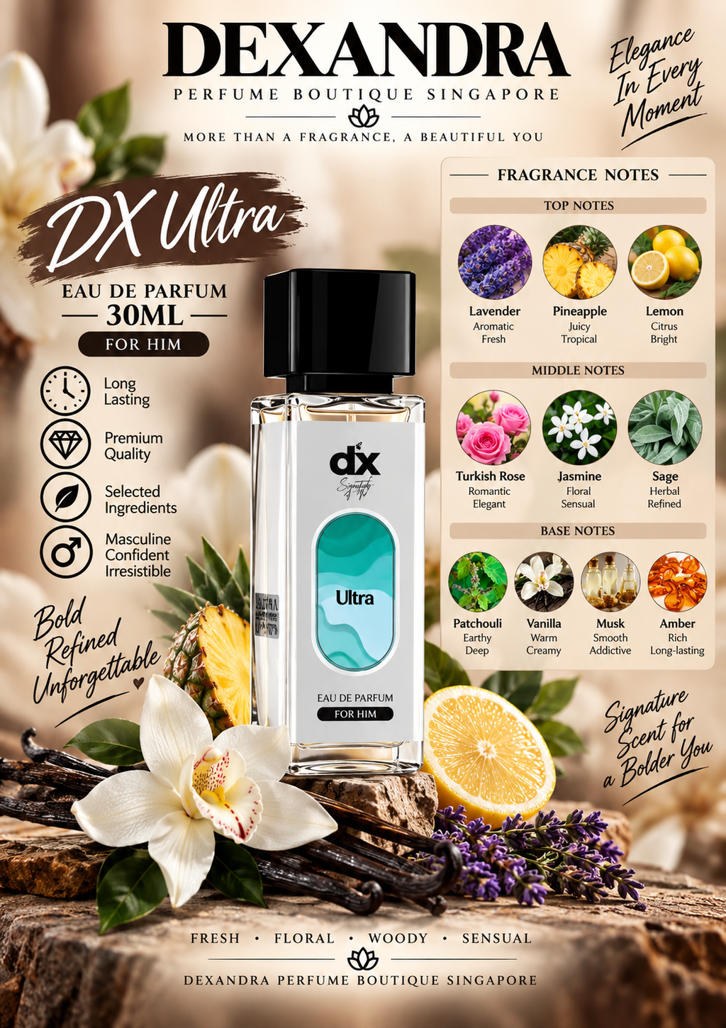 DX Ultra Men Parfum 30ML
