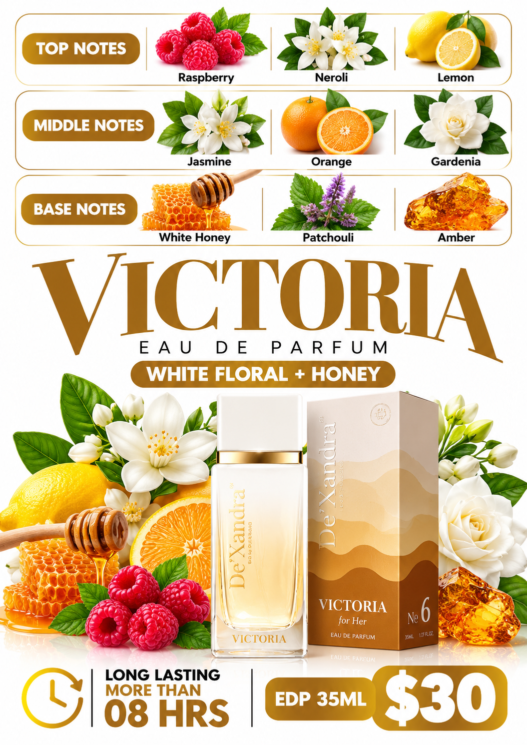 Dexandra  Victoria Woman Fragrance Eau De Parfum 35ML