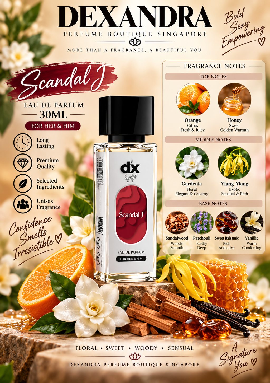 DX Scandal J Women 30ML