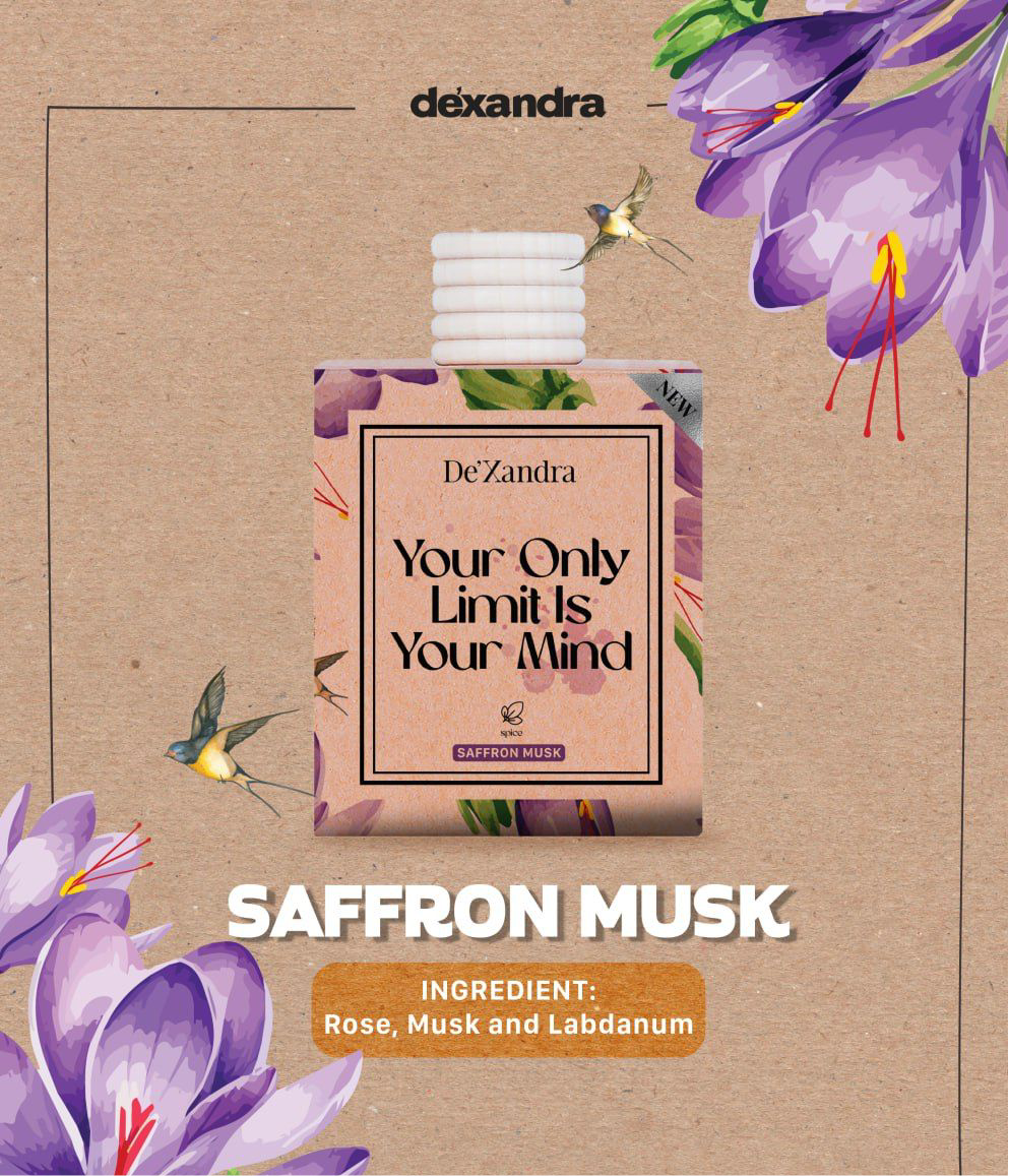 Dexandra Air Freshener Saffron Musk 10ML - New Arrival