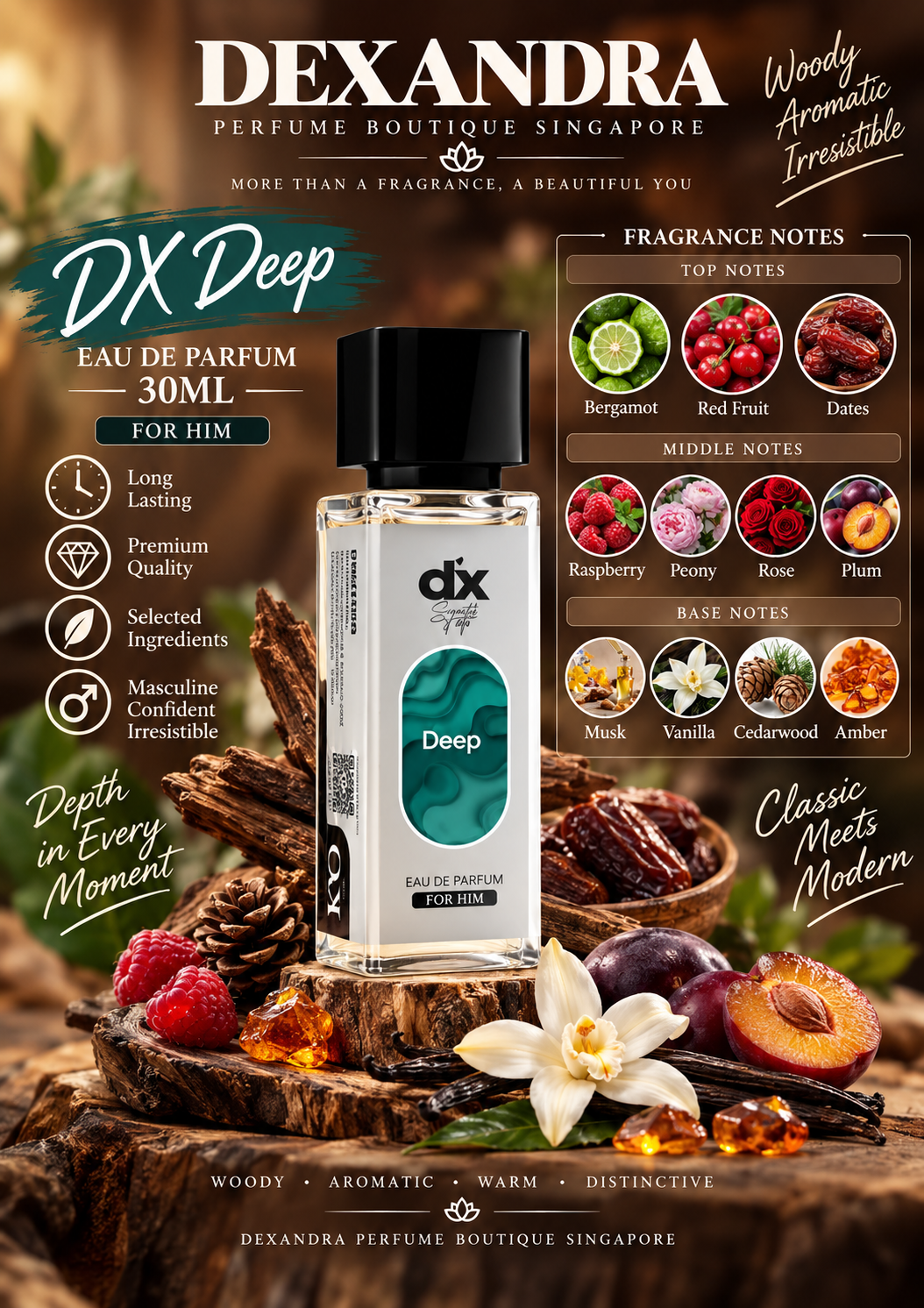 DX Deep Eau De Parfum 30ML
