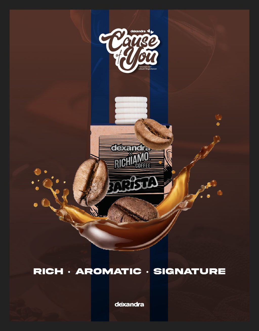 Dexandra Air Freshener Barista 10ML - New Arrival